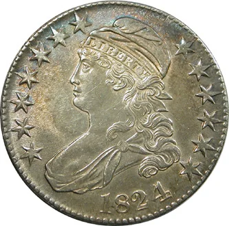 Capped Bust half dollar, obverse