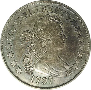 Draped Bust half dollar, obverse